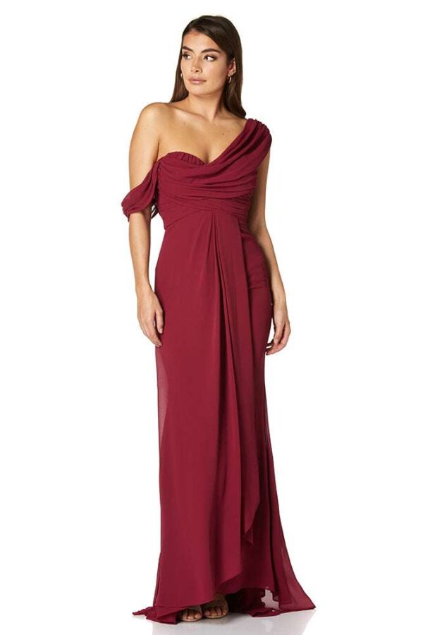 Paloma Burgundy Dress main image 0