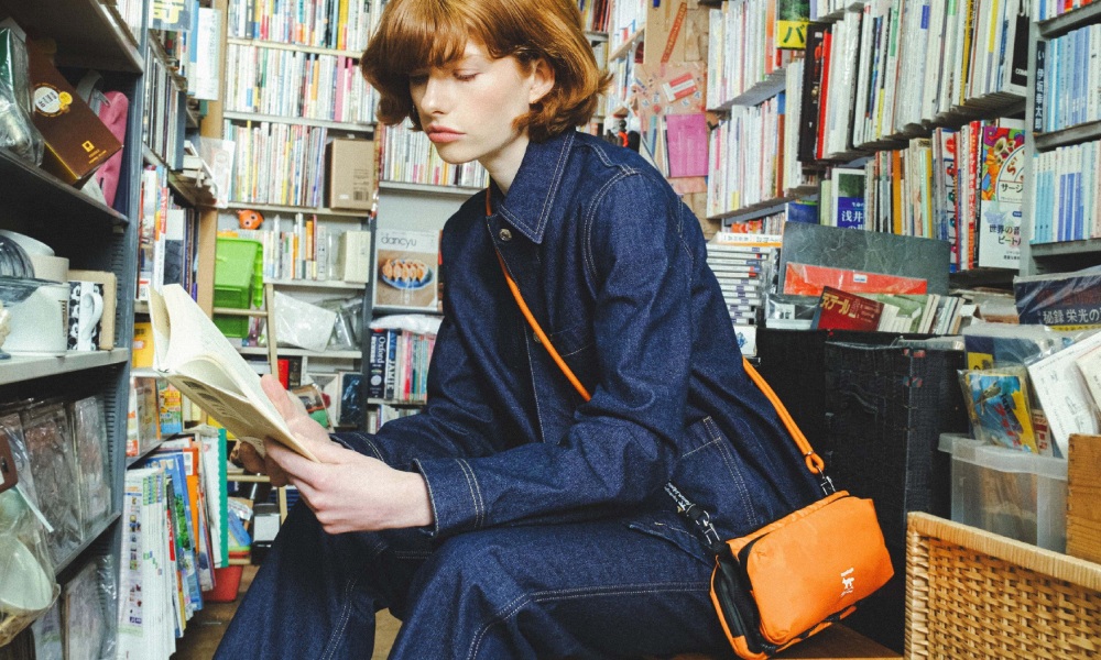 【送料関税込み・本物保証】Maison Kitsune Quilted Shirt FOX HEAD PATCH COMFORT HALF ZIP SWEATSHIRT | Maison Kitsuné
