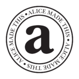 Alice made this-logo