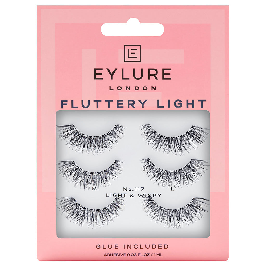 Eylure Fluttery Light Lashes 117 Multipack (3 Pairs)