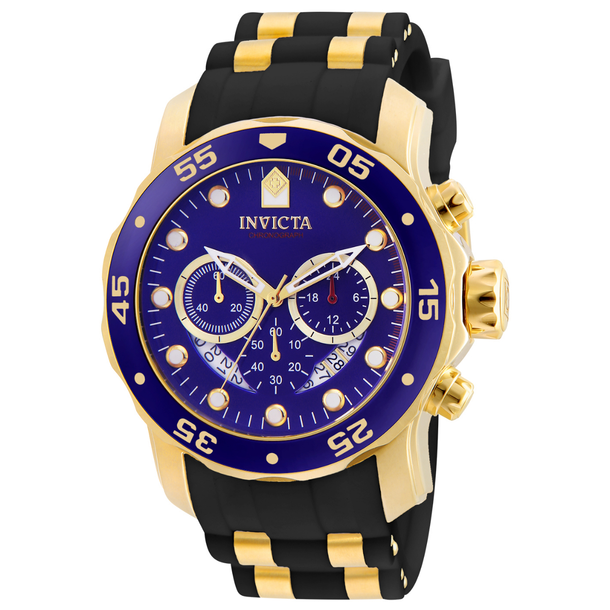 Invicta Pro Diver SCUBA Men's Watch 48mm, Gold, Black (6983) Borderfree