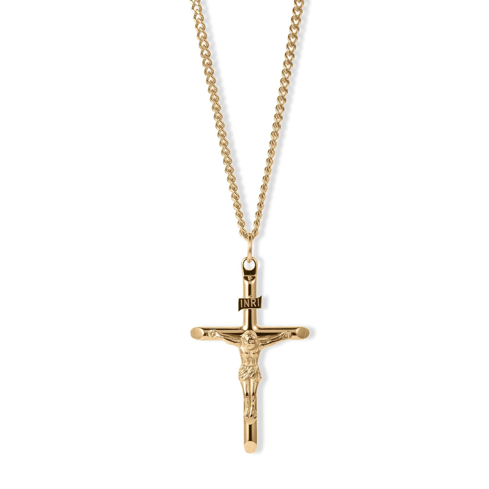 The Gold Crucifix Pendant - Essentials Collection
