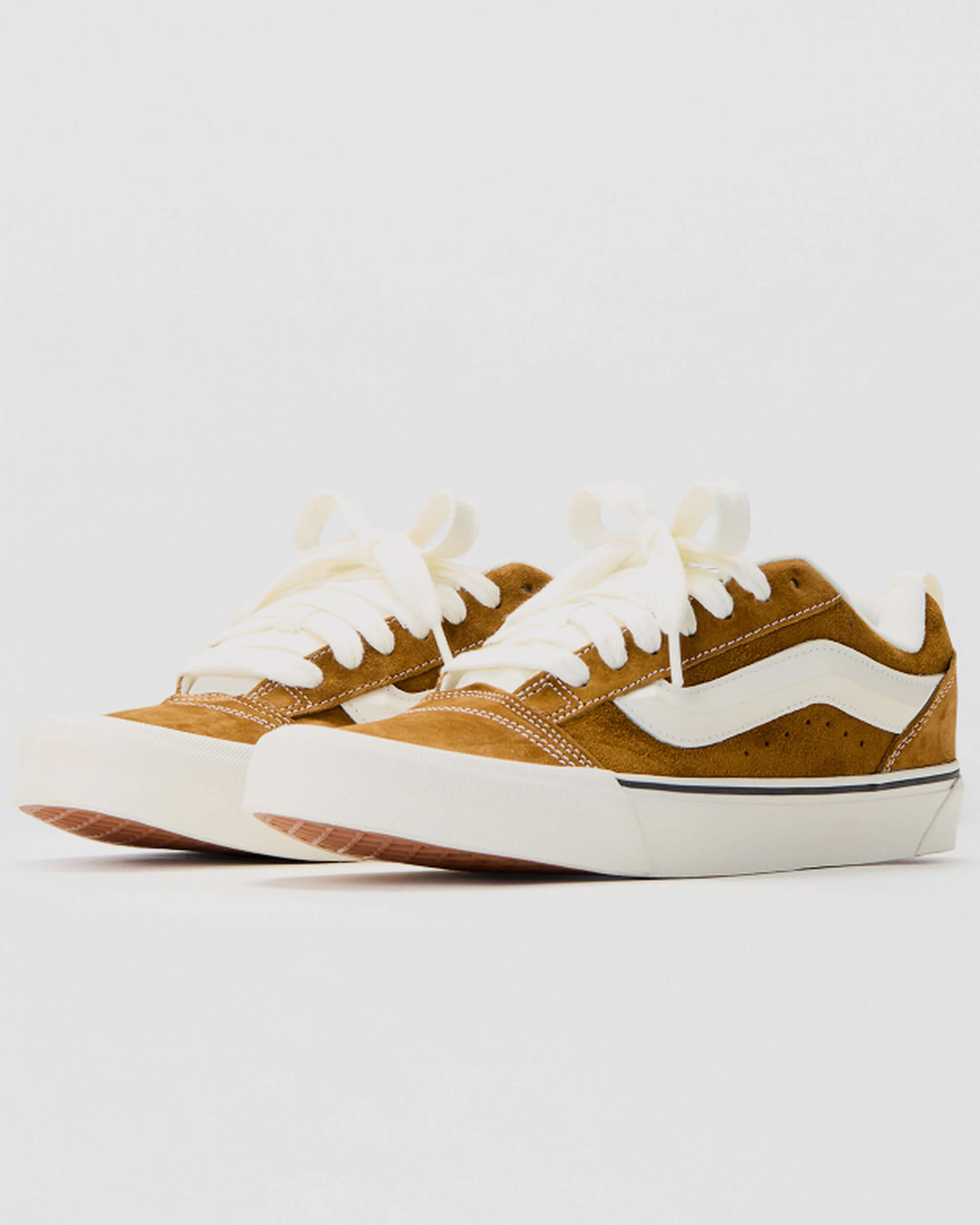 Vans Brown Knu Skool Shoes