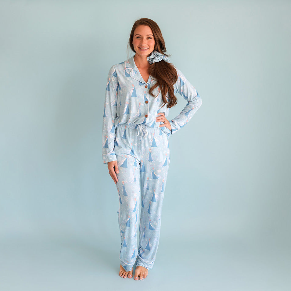 Disney Frozen Elsa Women s Luxe Pajama Pant Set Borderfree