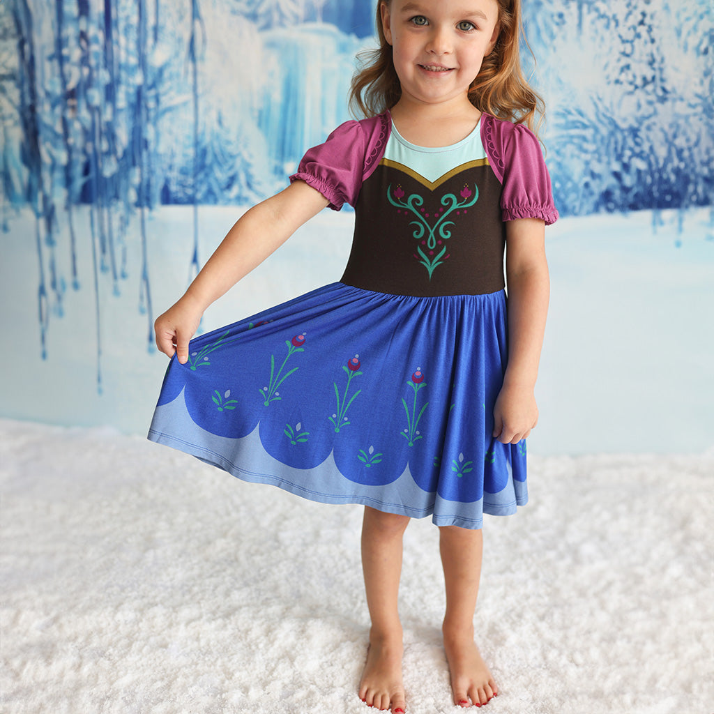 Disney Frozen Anna Twirl Dress Borderfree