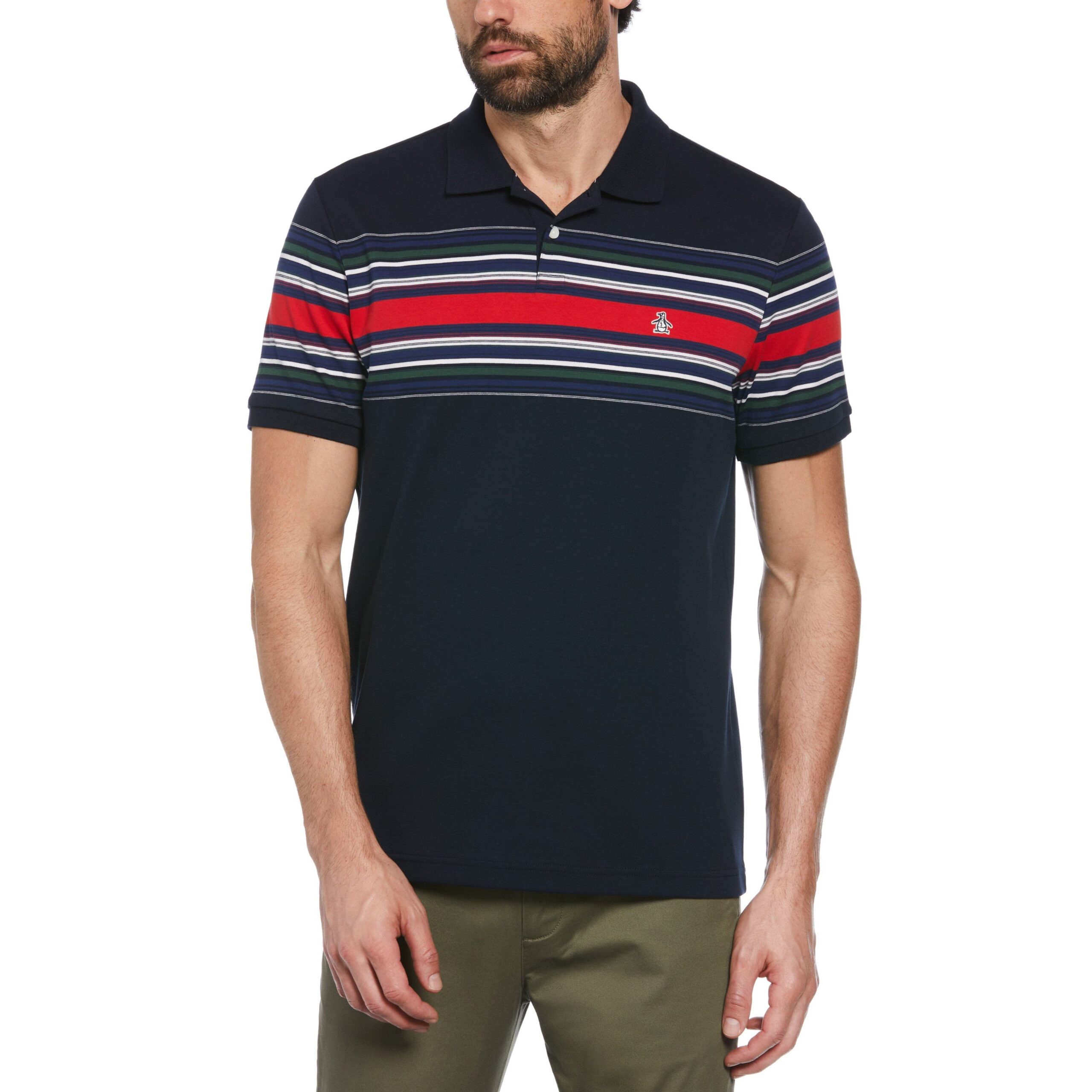 Striped Heavy Cotton Polo