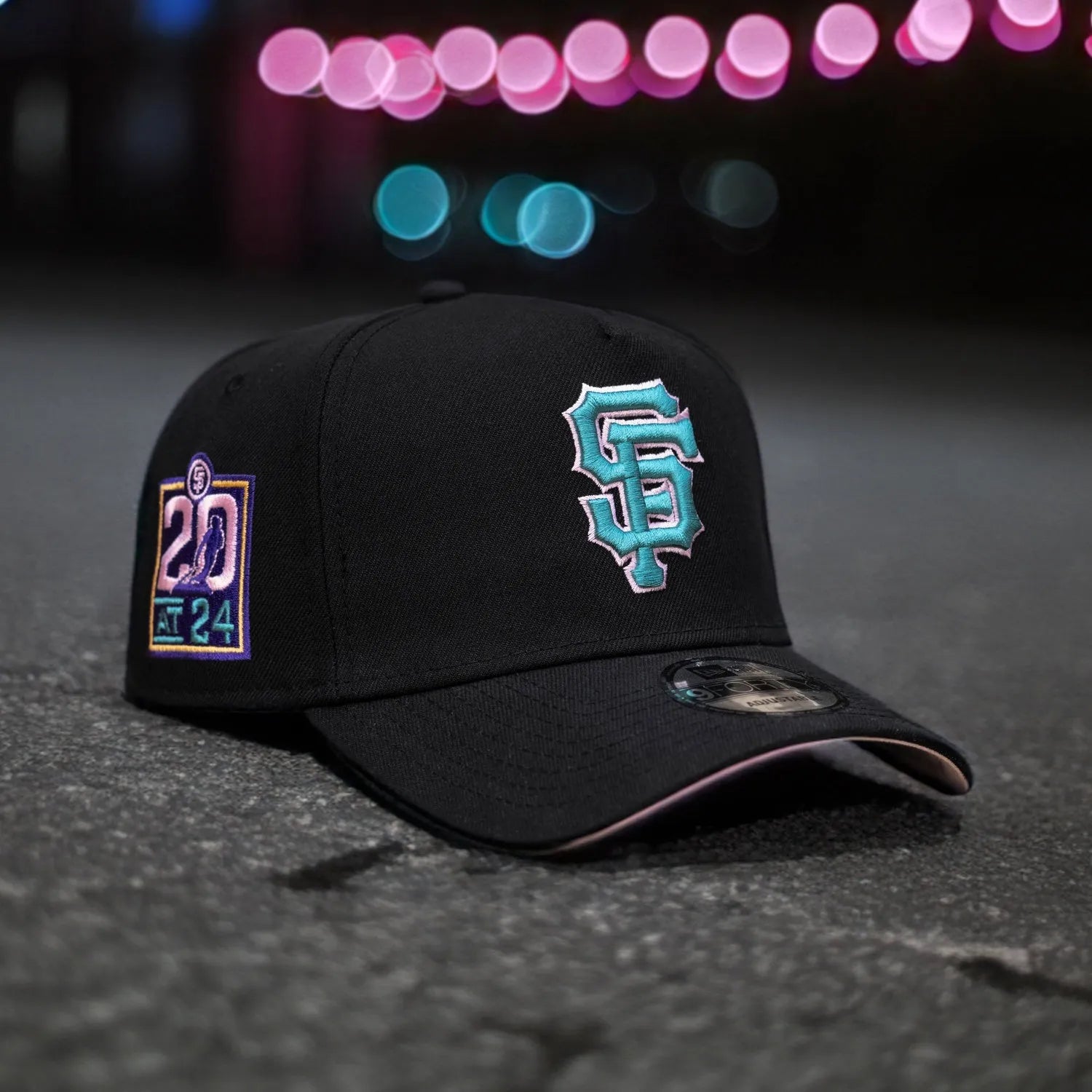 NEW ERA 9FORTY AFRAME MLB SAN FRANCISCO GIANTS 20TH ANNIVERSARY BLACK