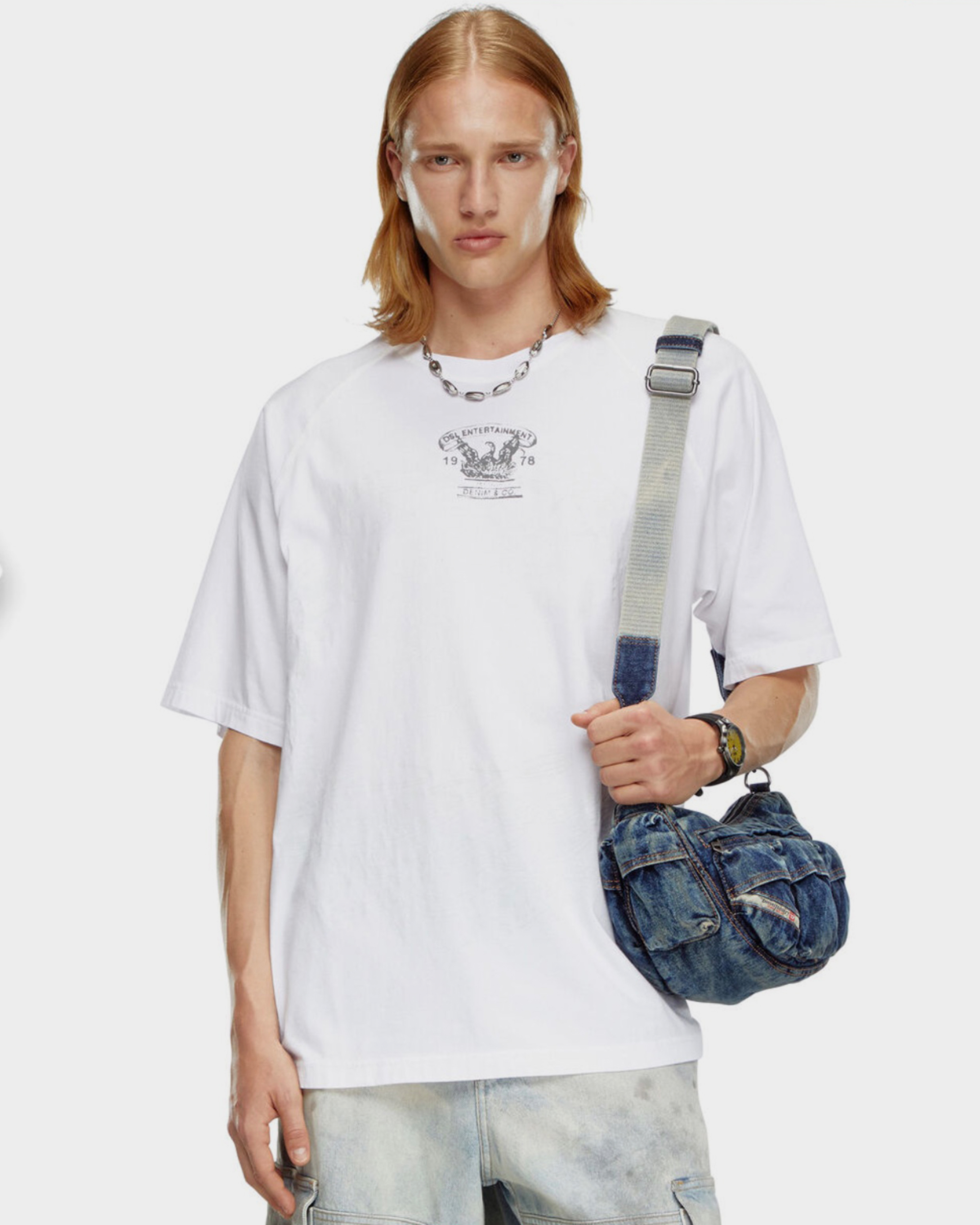 T-Roxt-Q1 T-Shirt with Inside-Out Print