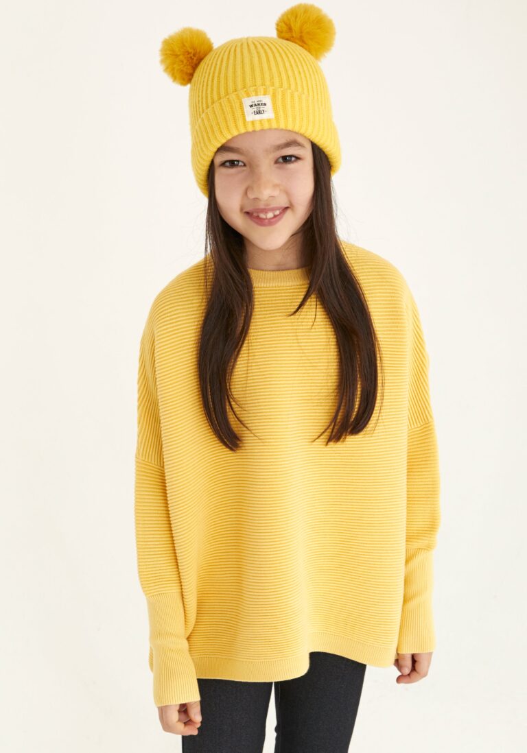 Paisie Kids Ribbed Jumper