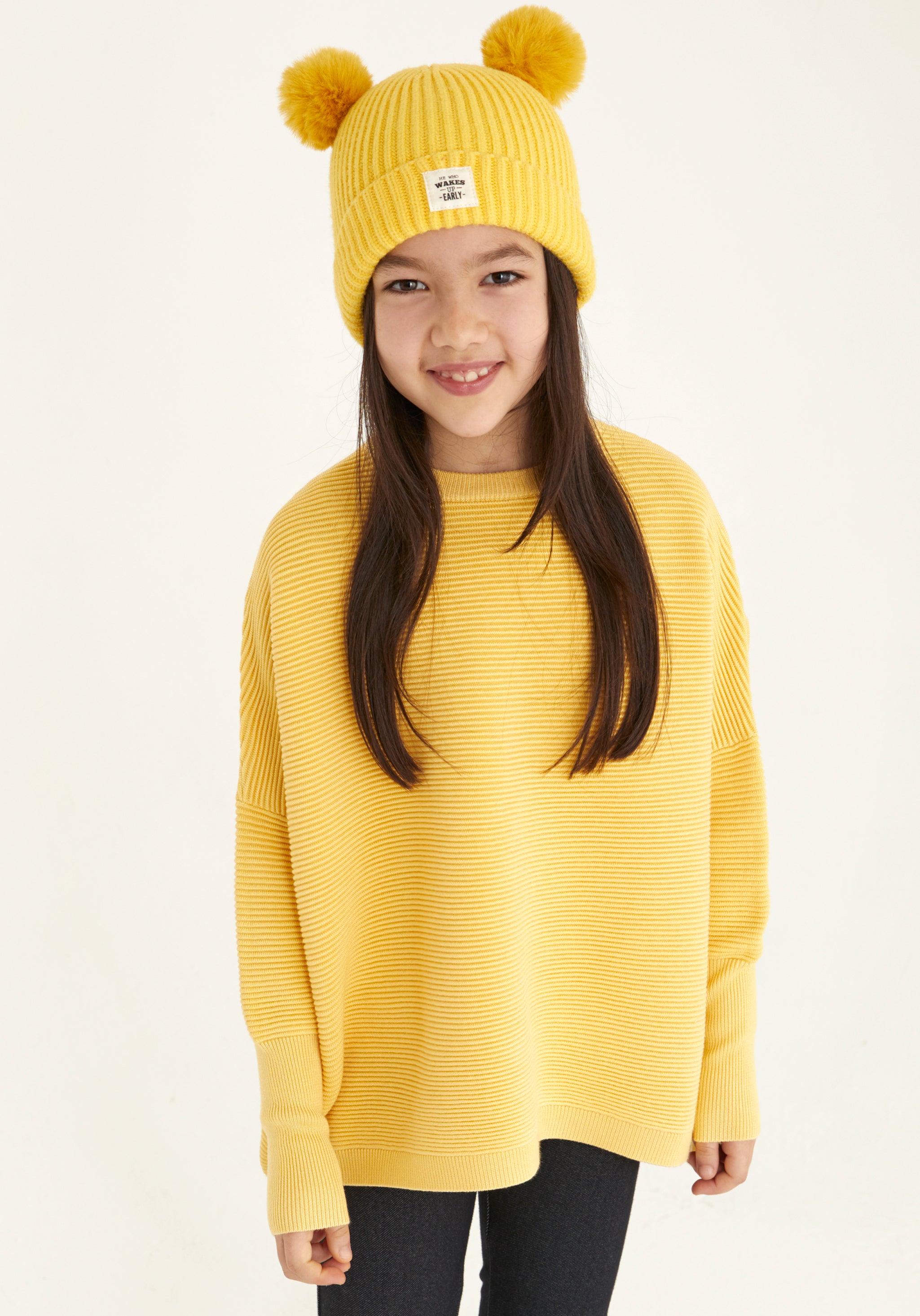 Paisie Kids Ribbed Jumper