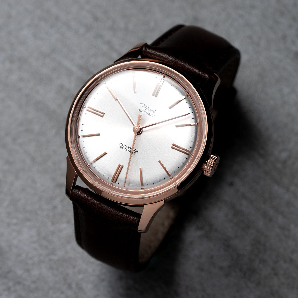 Rose gold dress watch new arrivals