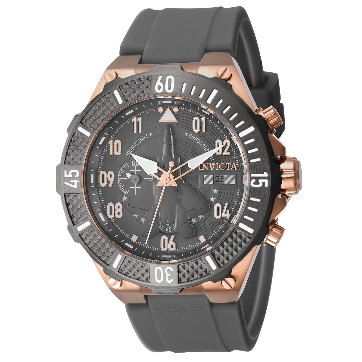 Invicta Aviator Ascend Men s Watch 50mm Grey 39895 Borderfree