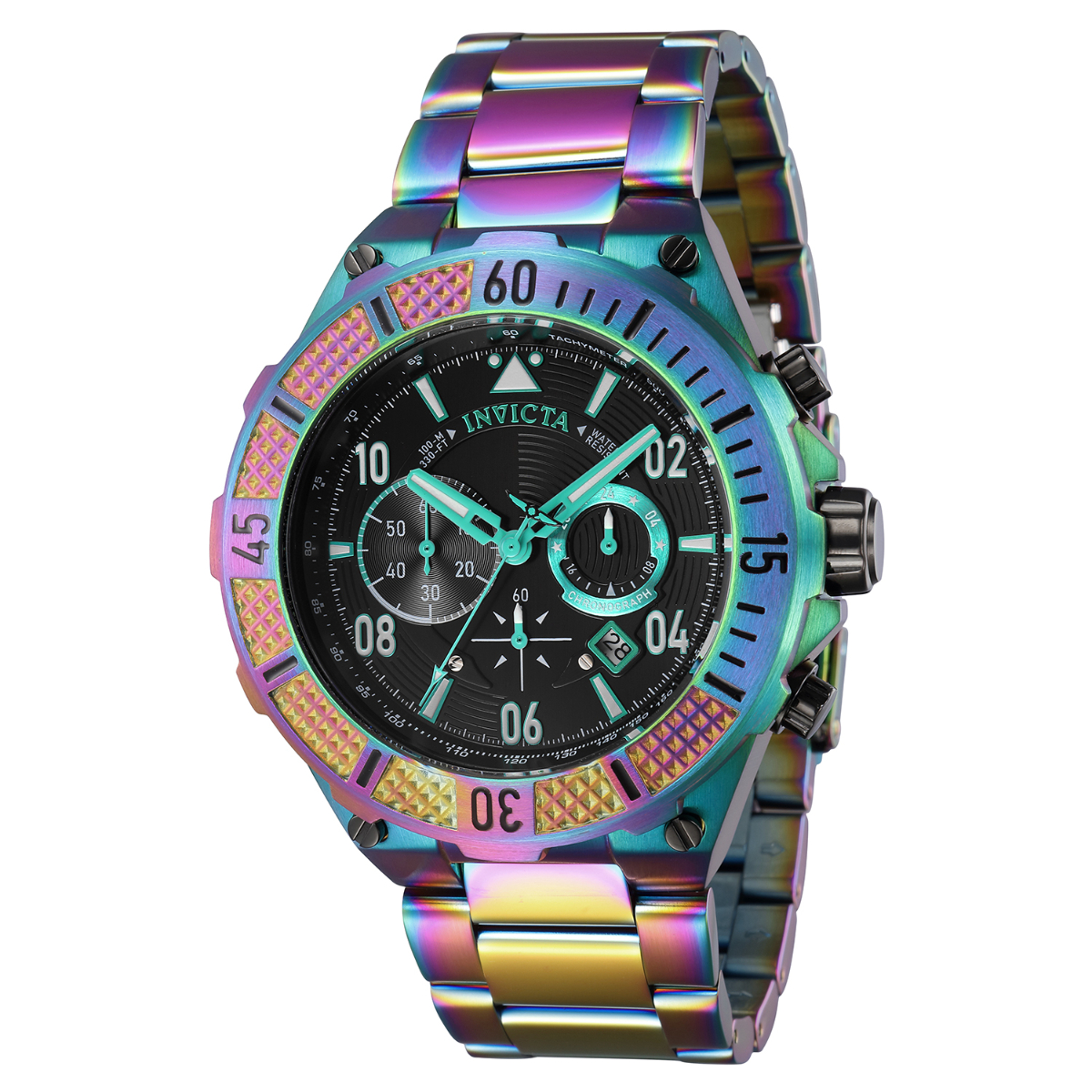 Invicta watch iridescent discount