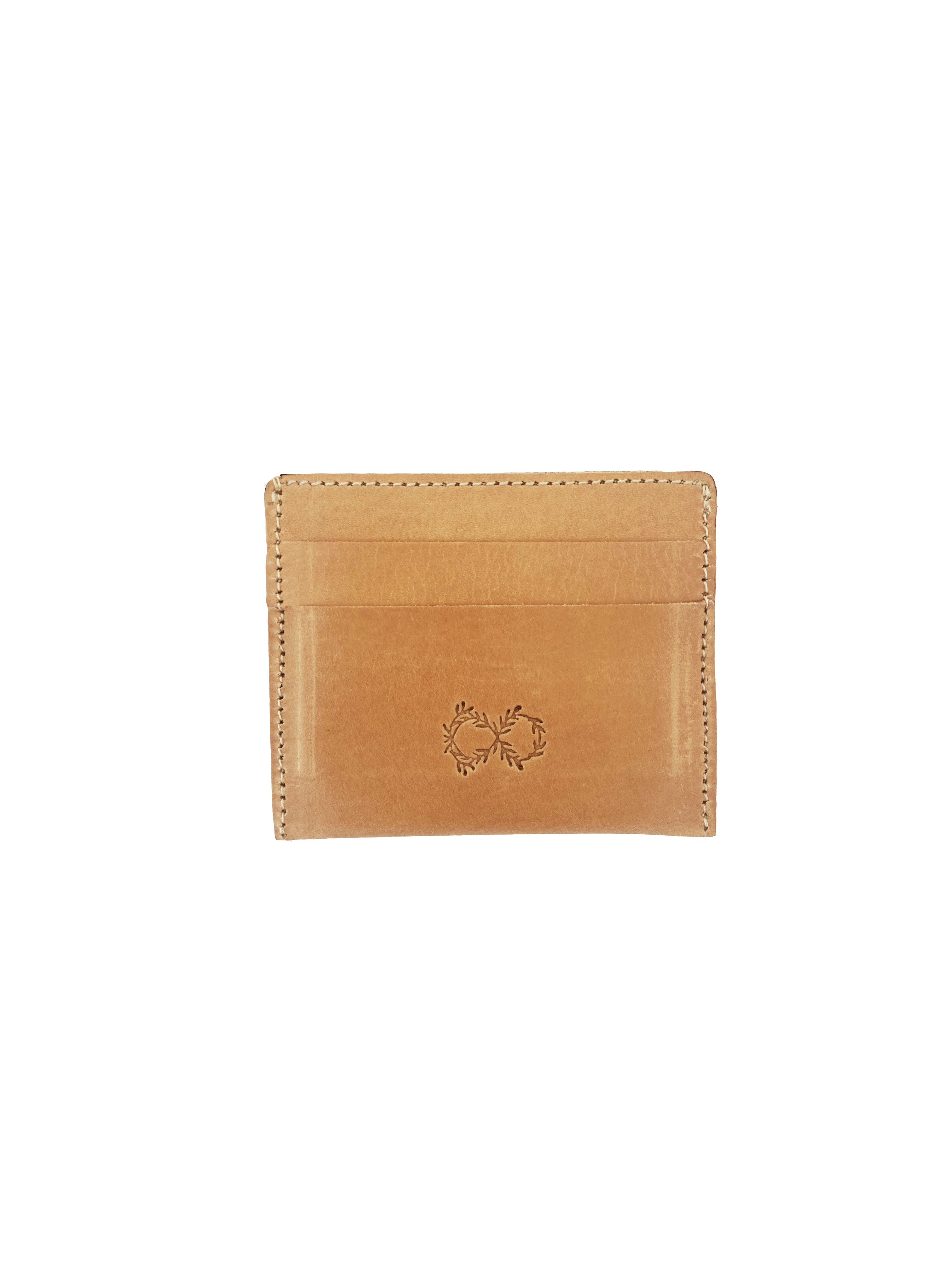 NATURAL LEATHER CARD HOLDER