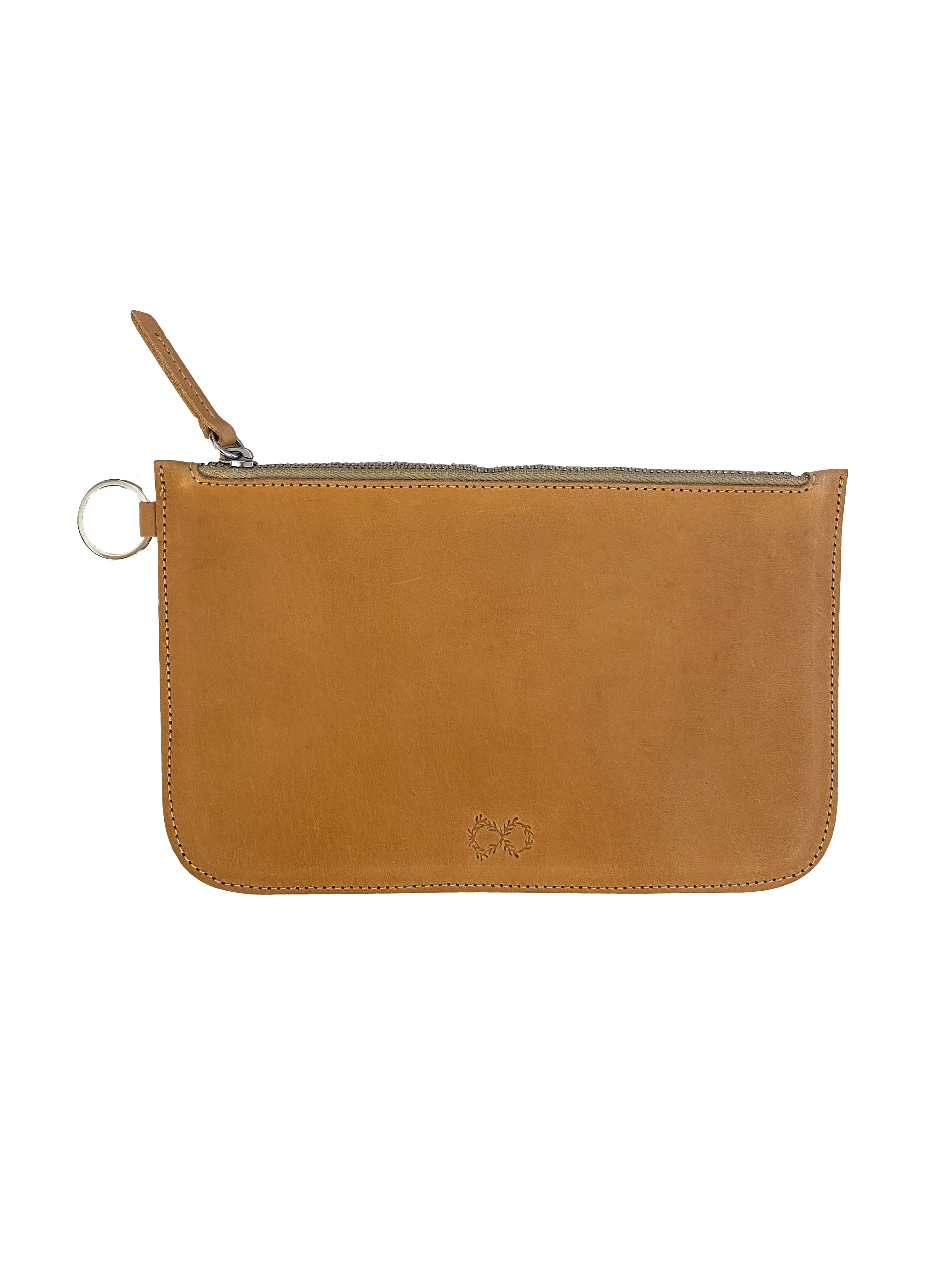 NATURAL LEATHER SQUARE WALLET