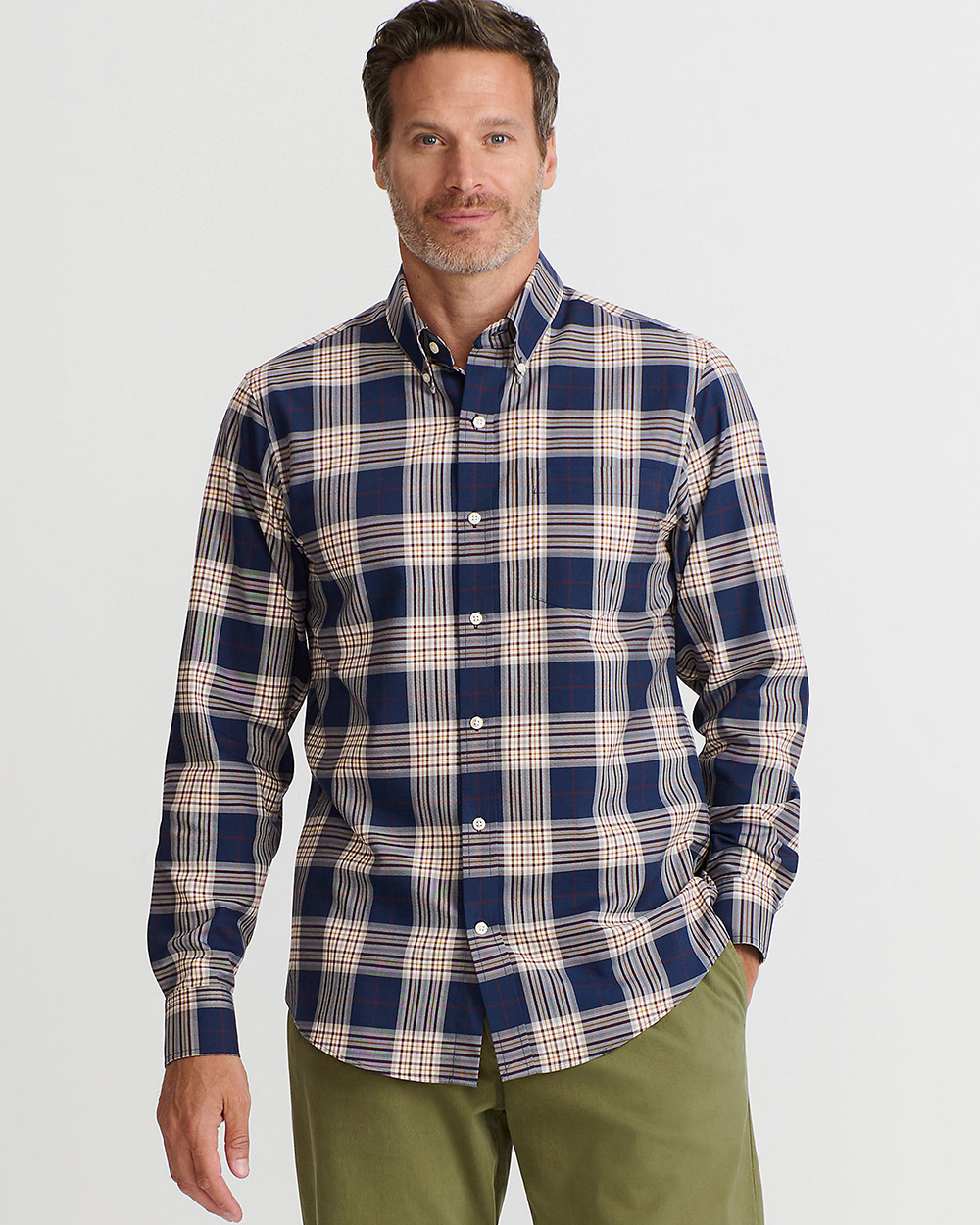 Men's Traditional Fit No Iron Twill Shirt