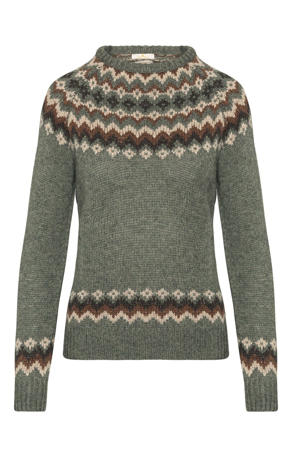 House of Bruar Munrospun Ladies Lambswool Icelandic Crew