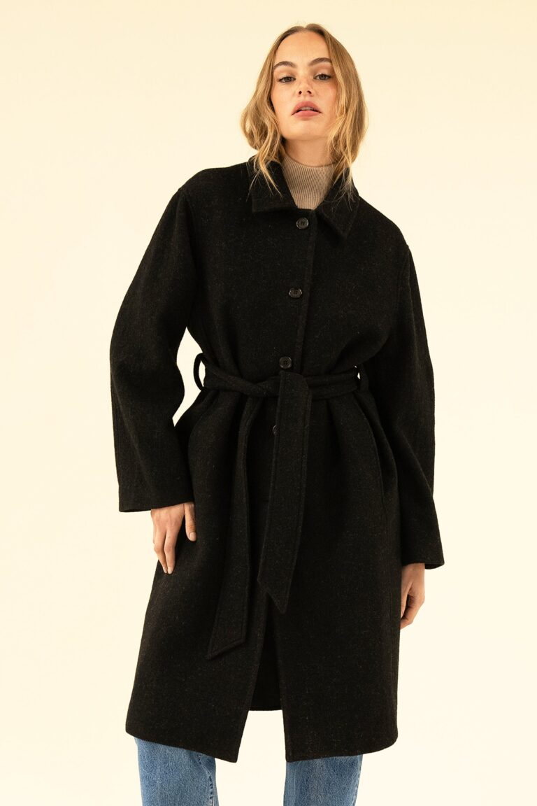 BRIANNA COAT – NOIR