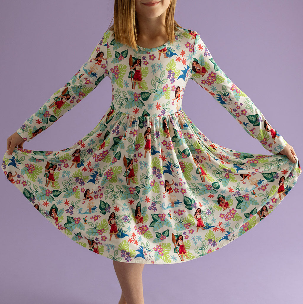 Posh Peanut Floral Twirl Dress
