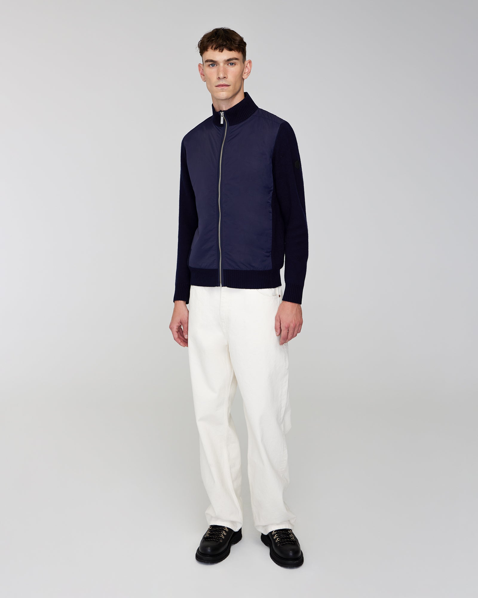 DAMIEN | Mockneck Zip Sweater