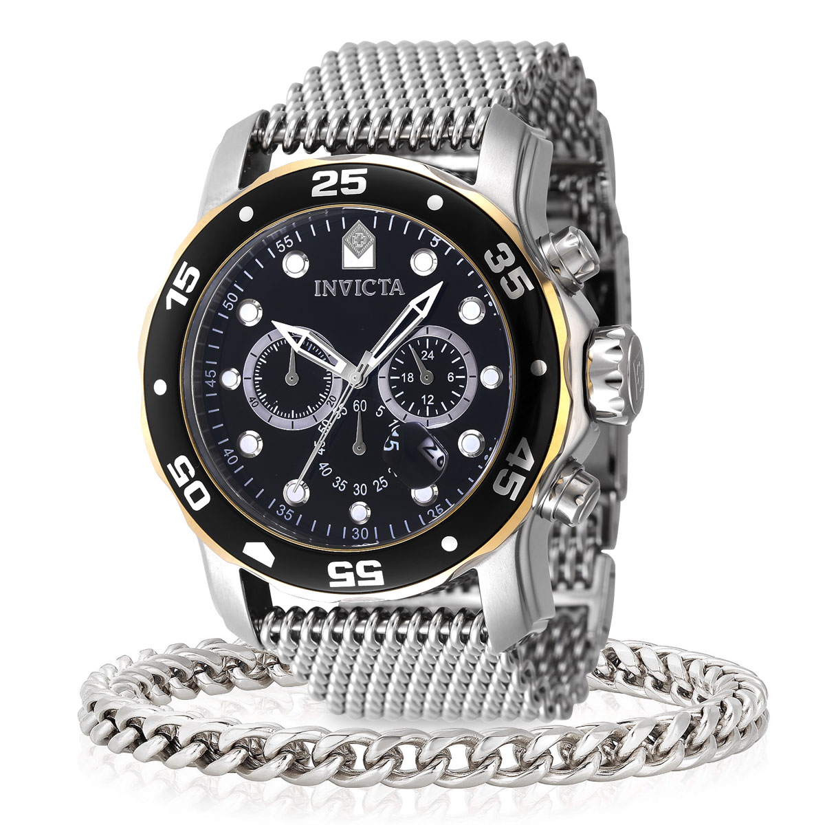 Invicta Pro Diver Atlas Men's Watch - 48mm, Steel (48073)