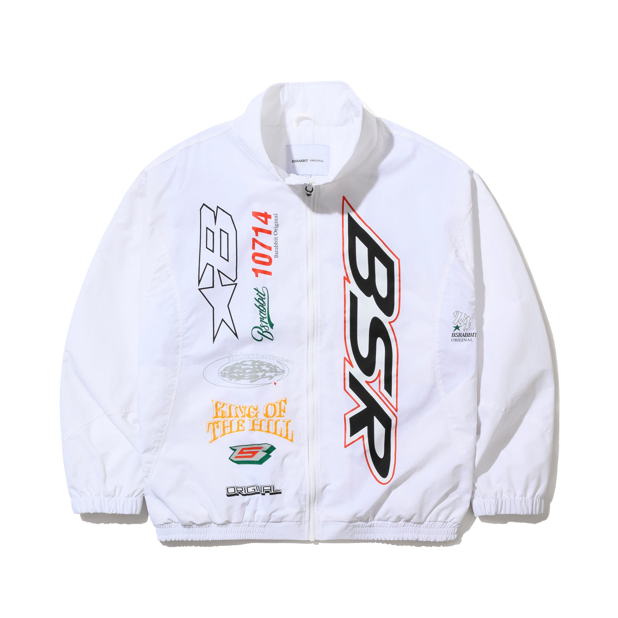 BSR SPORTY TRACK JACKET WHITE - Borderfree