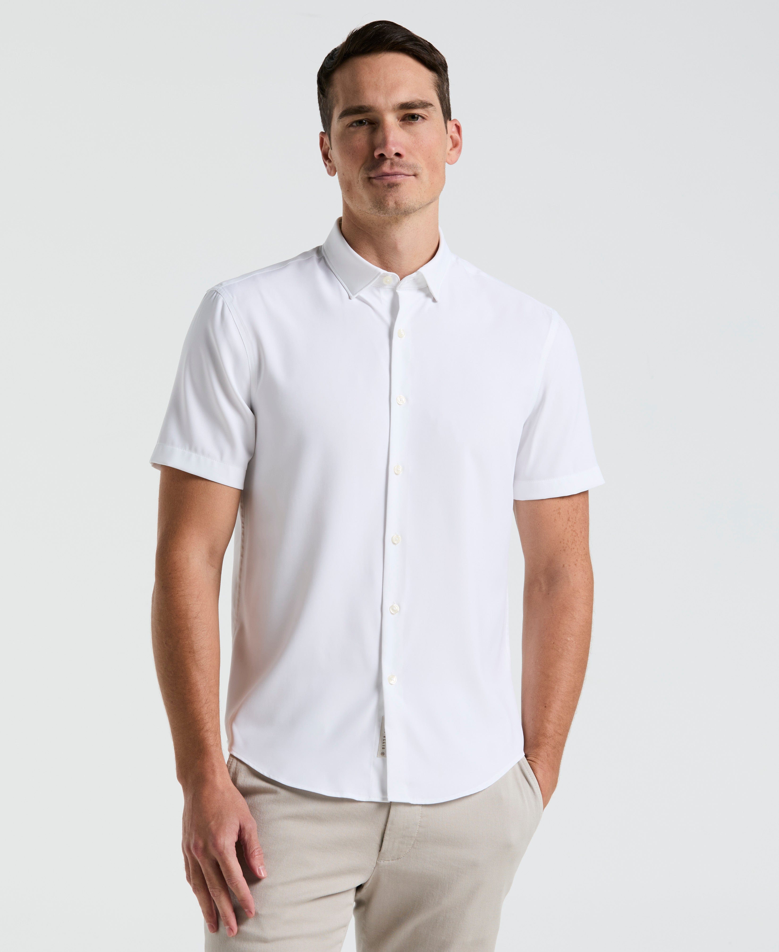 Slim Fit Total Stretch Solid Shirt