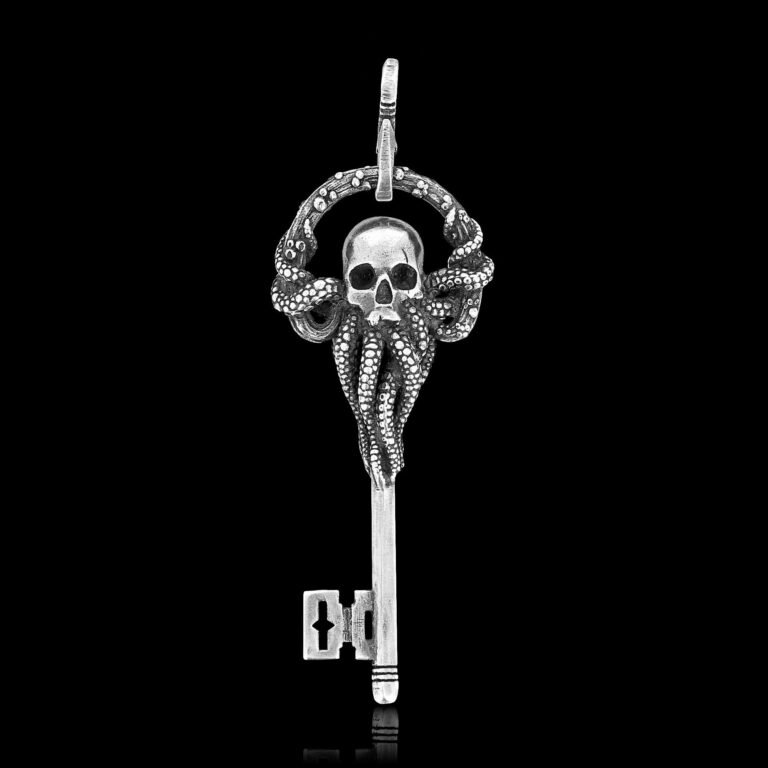 Pendentif seul – La Clé de Cthulhu en argent 925