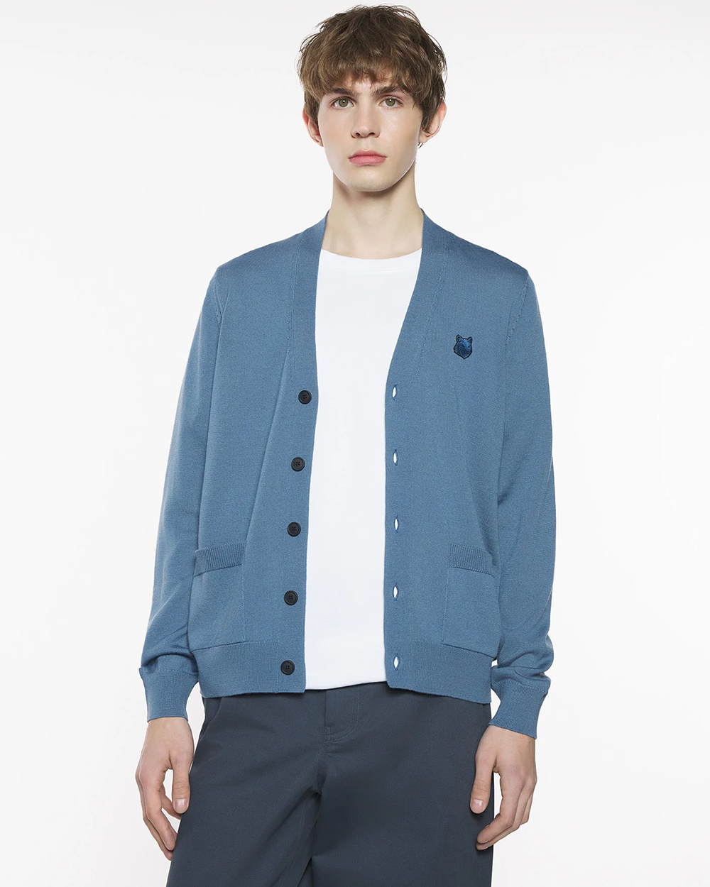 BOLD FOX HEAD PATCH REGULAR CARDIGAN