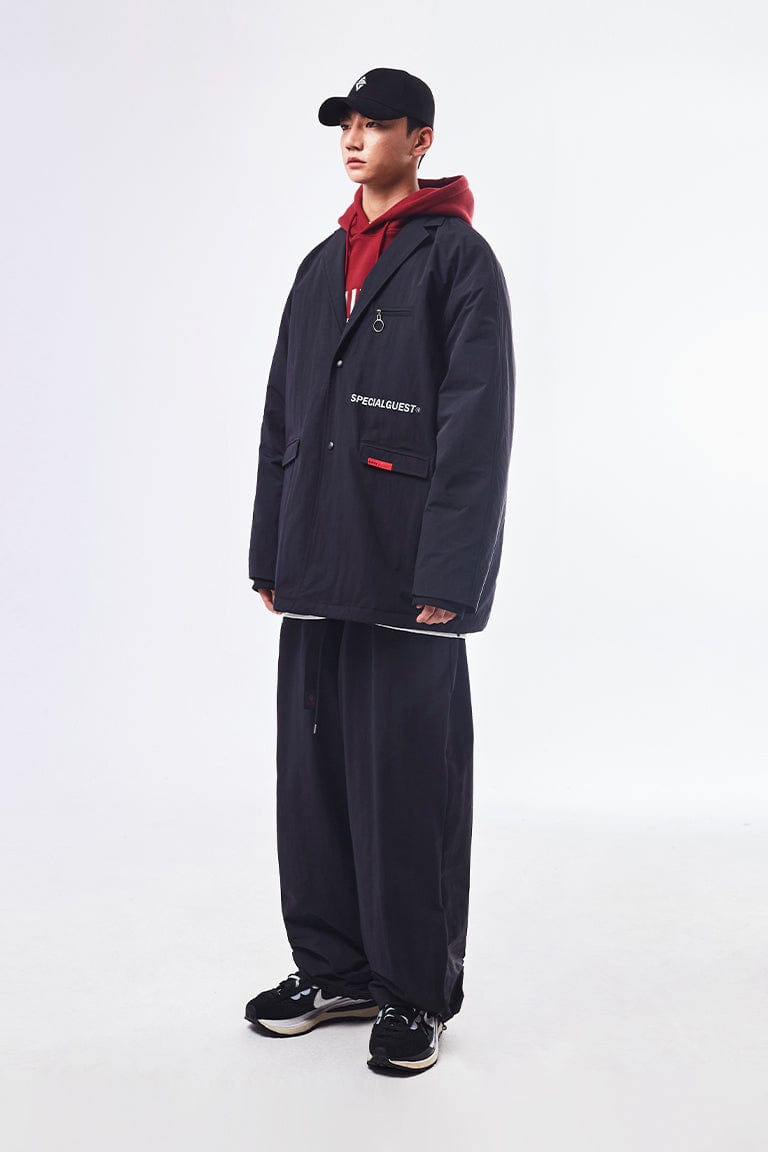 specialguest V2TUCK pants3Layer 2XLブラック 2タックワイドスラックスパンツ｜ACLENT（アクレント）