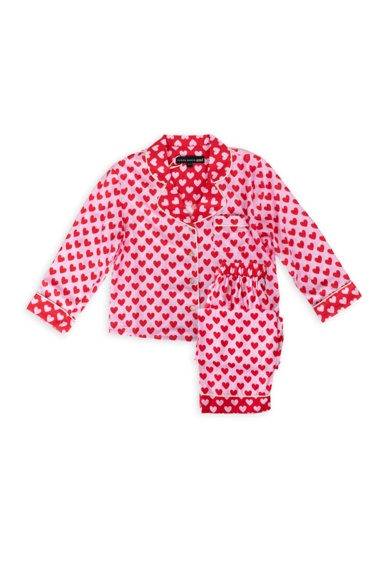 Pink Hearts Kids Pyjama Set