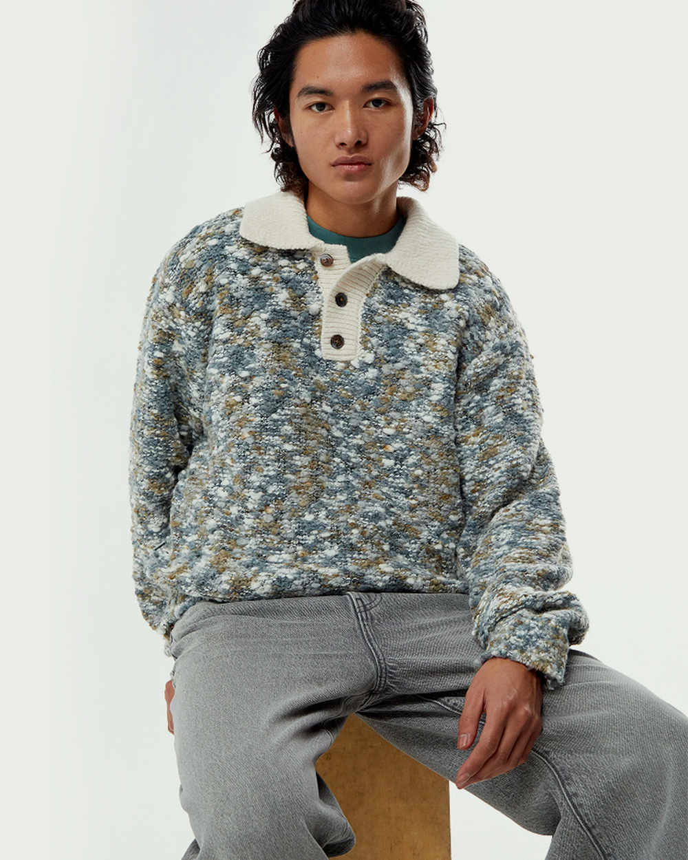 Obey Reuben Polo Sweater