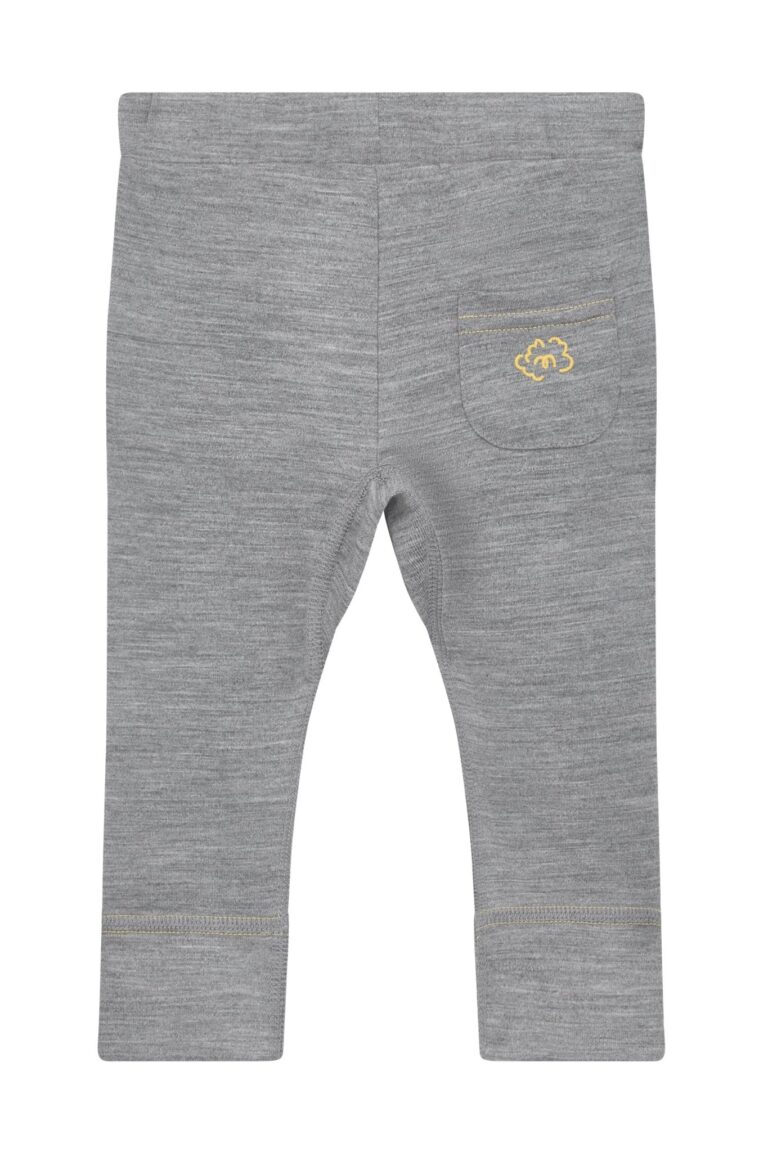 Aroha Collection Merino Baby Legging, Grey Marle