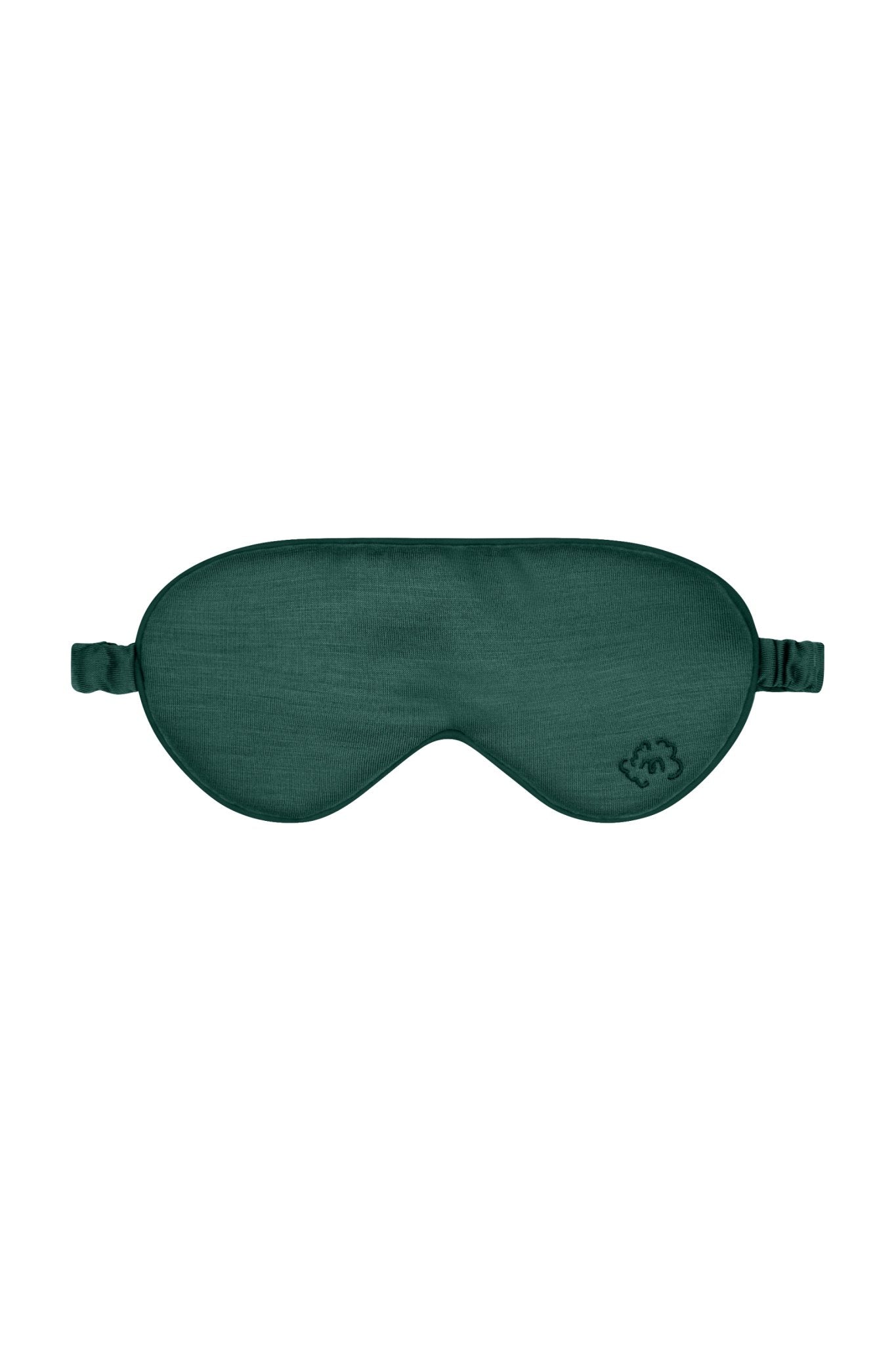 Pure Merino Sleepy Eye Mask Emerald Green