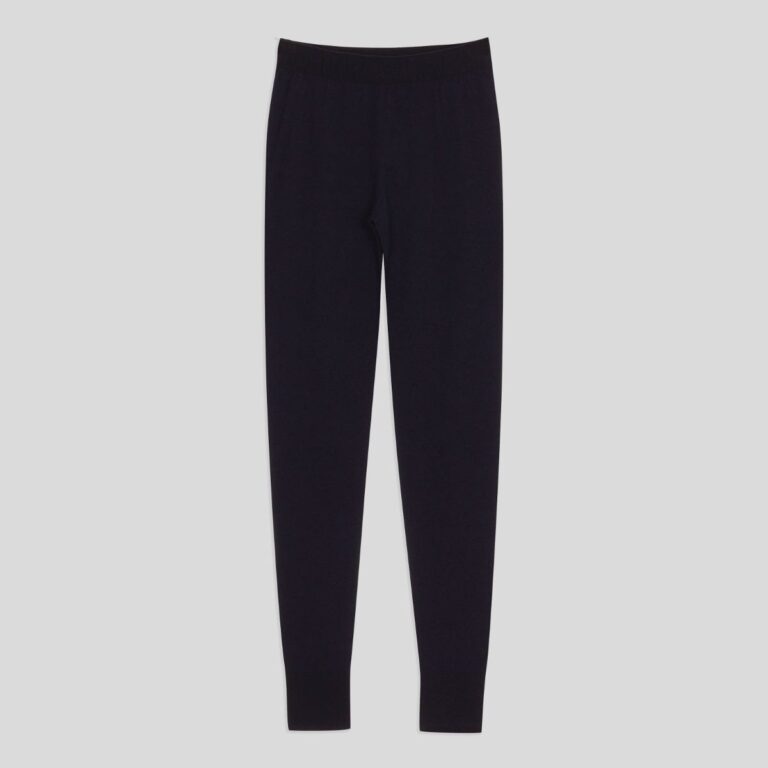 John Smedley – Men's – Capulet – Extra Fine Merino Wool Long John Midnight – XS/S