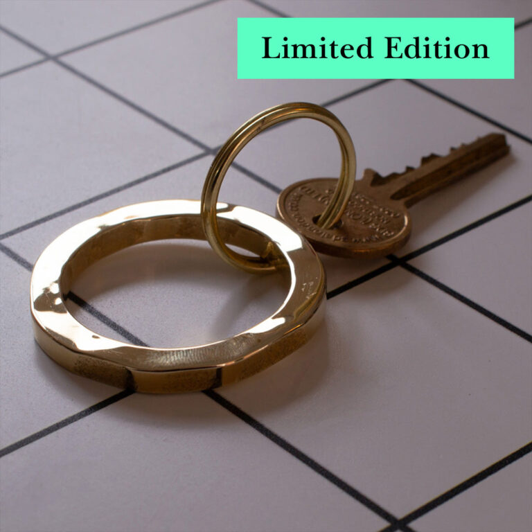 Edition – Jac forged brass key ring
