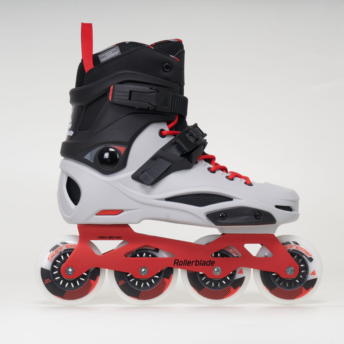 Rollerblade RB PRO X Inline Skates - Grey / Warm Red