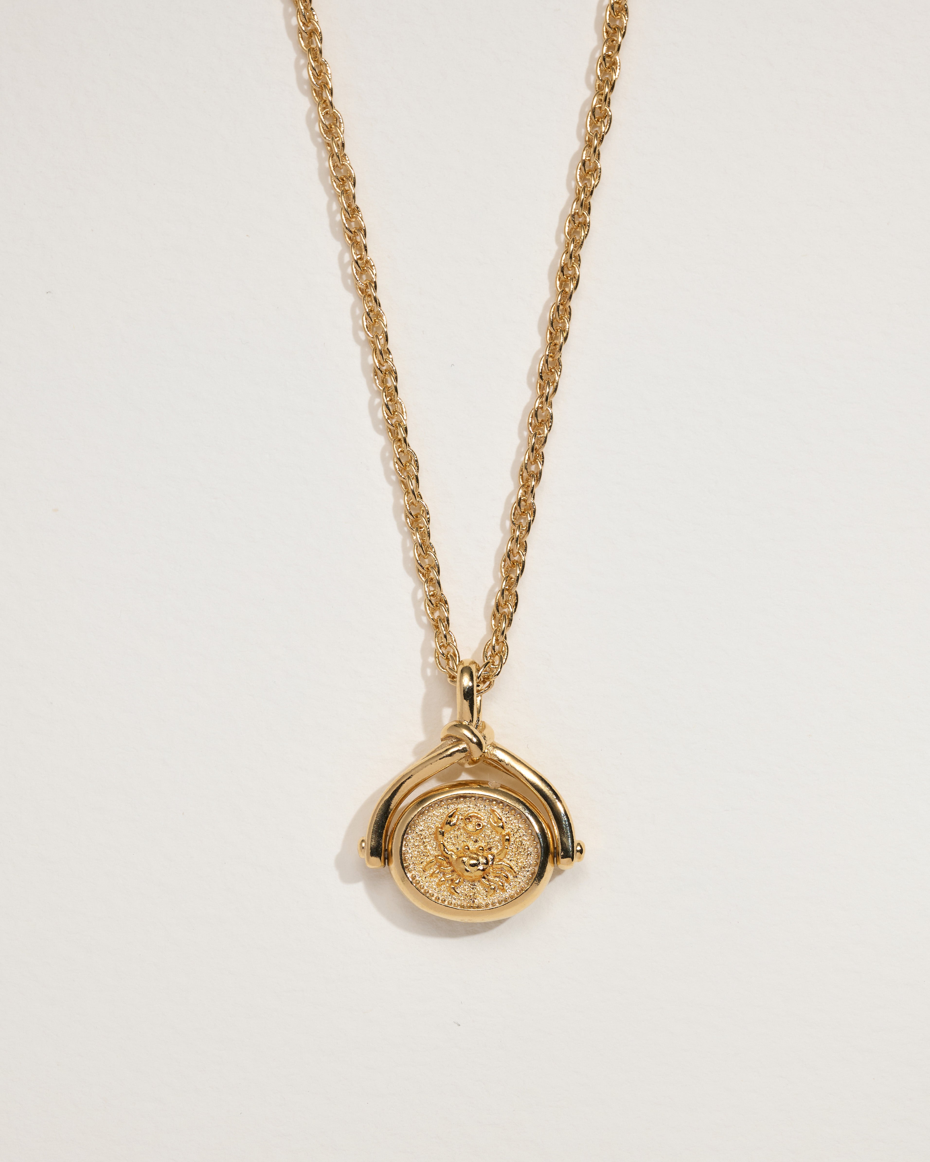 Cancer Spinner Pendant