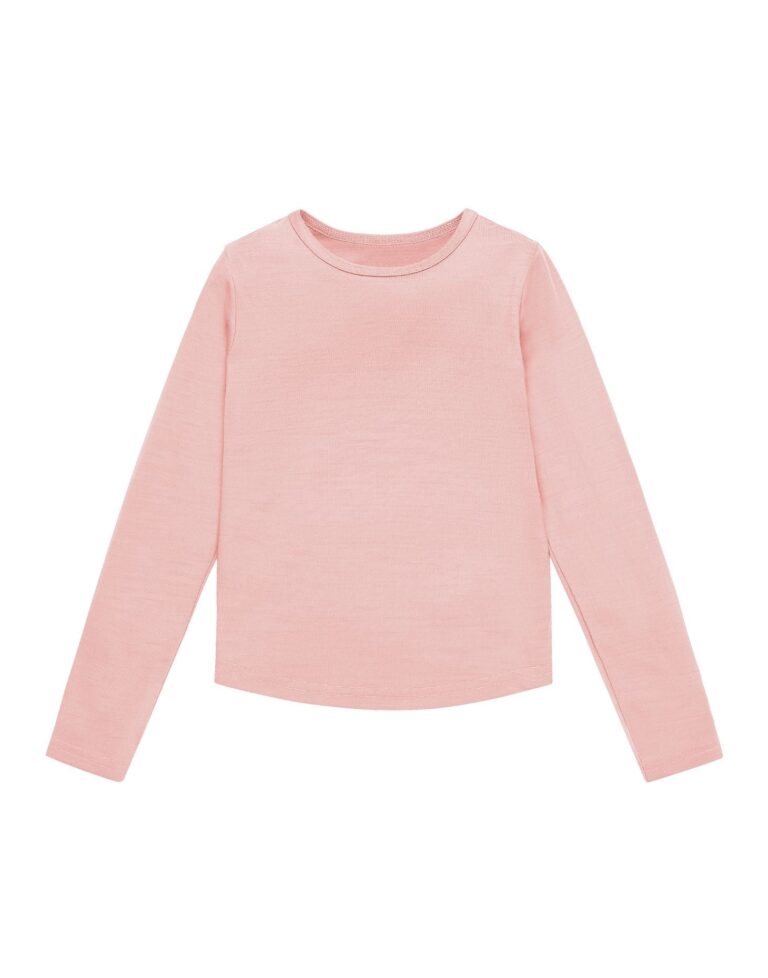 Merino Long Sleeve, Pink Peach Blossom