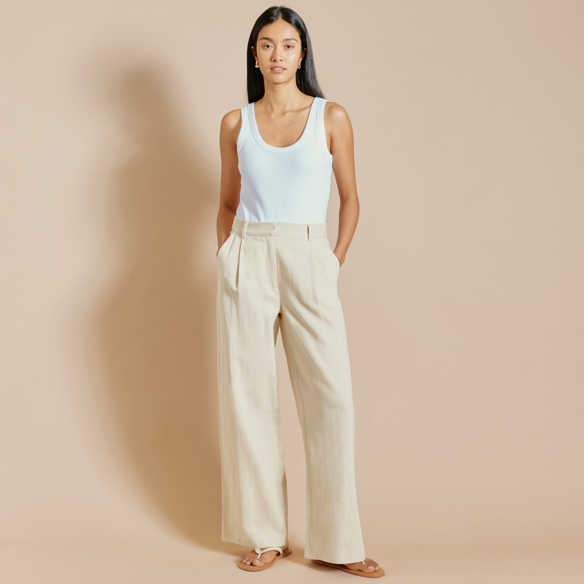 Linen Twill Trousers