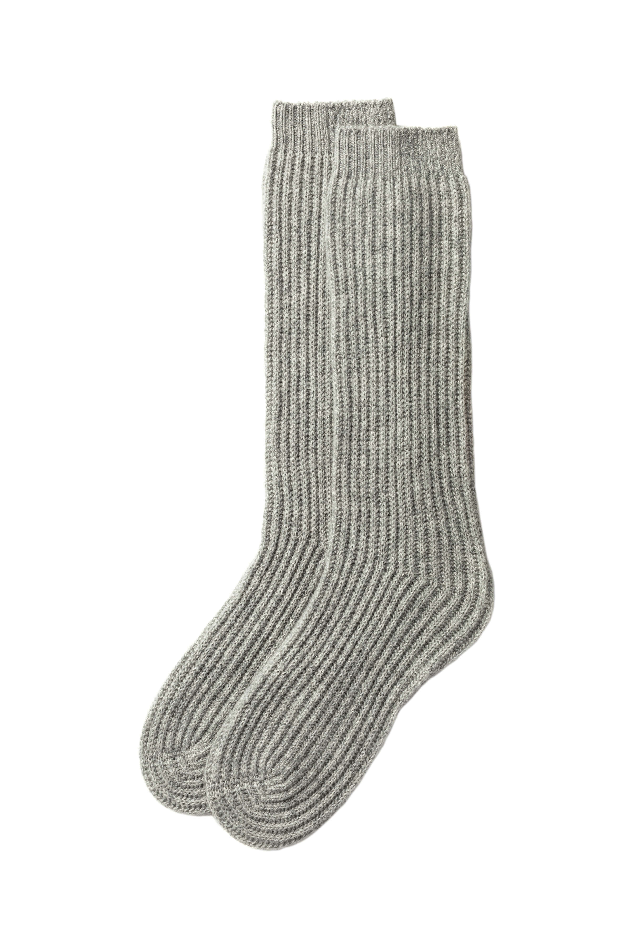 Ribbed Cashmere Socks