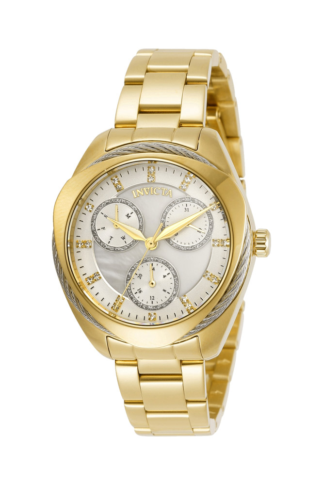 Invicta Bolt Women's Watch w/ Mother of Pearl Dial - 34mm, Gold (31996)