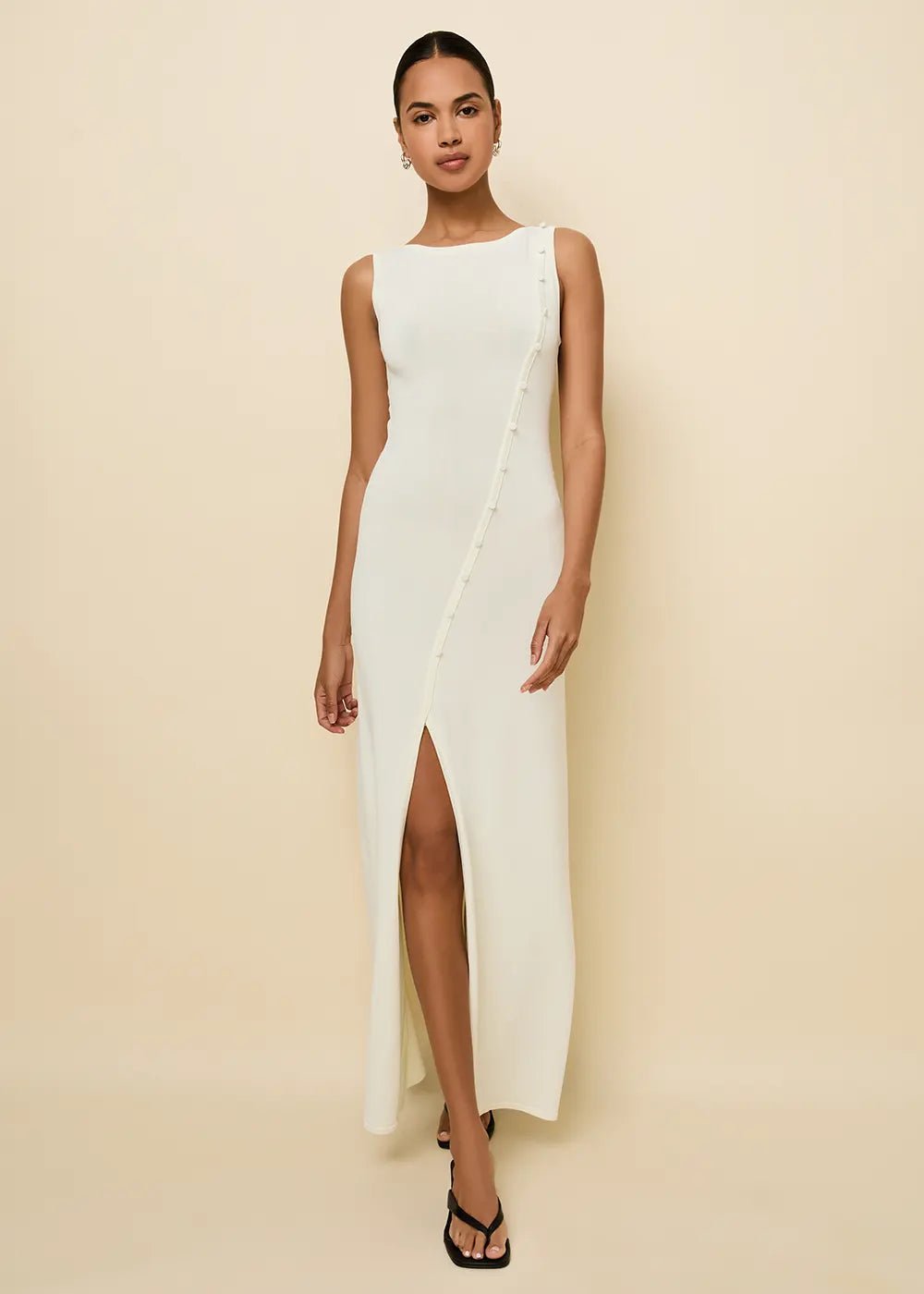 Mila Dress Ecru