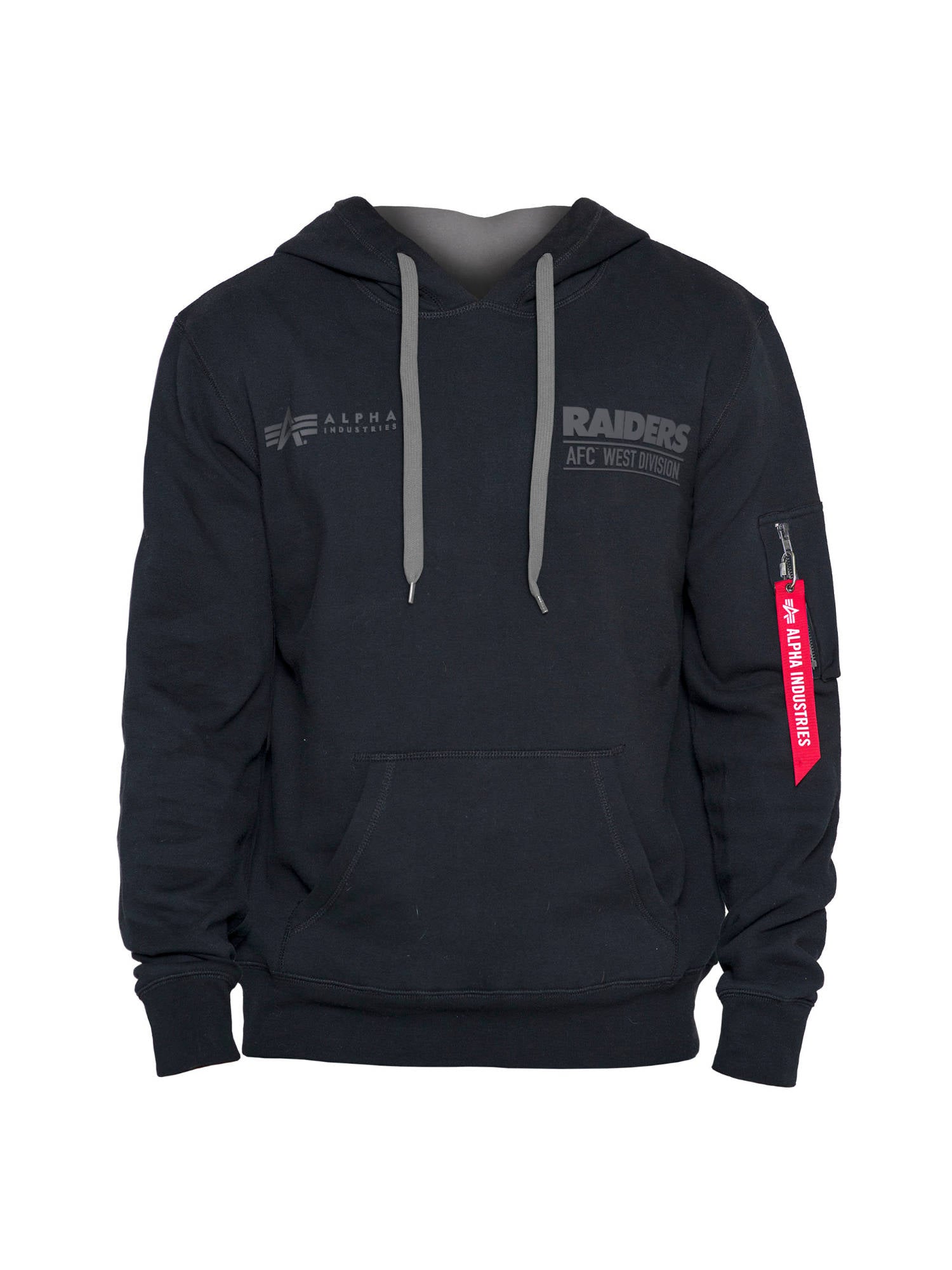 LAS VEGAS RAIDERS X ALPHA X NEW ERA HOODIE (BLACK)