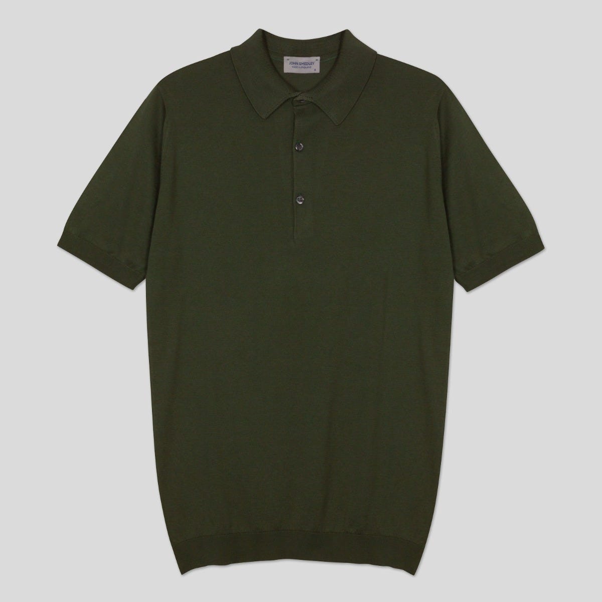 John Smedley - Men's - Finchley Shirt Pacific, M - Sea
