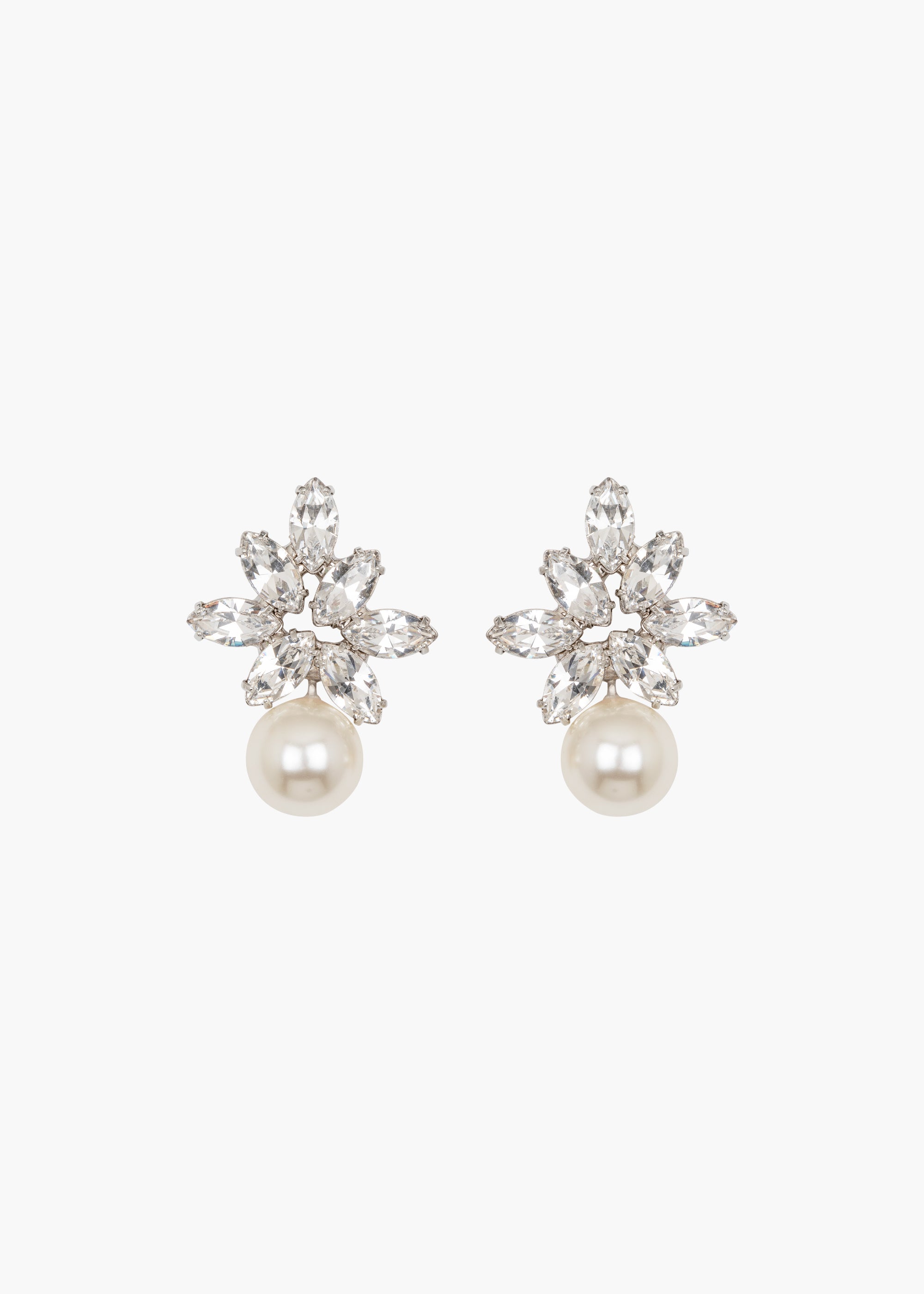 Liza Earrings -- Crystal