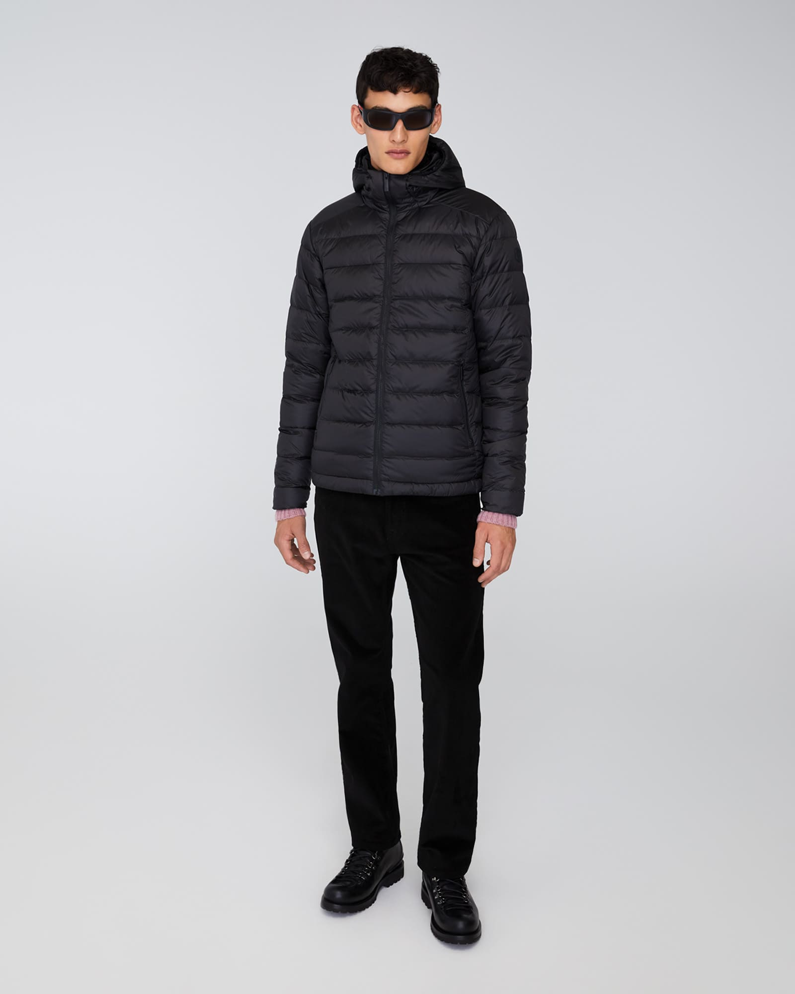 LAWRENCE HOODED | Lightweight Down Jacket | Quartz Co - Borderfree