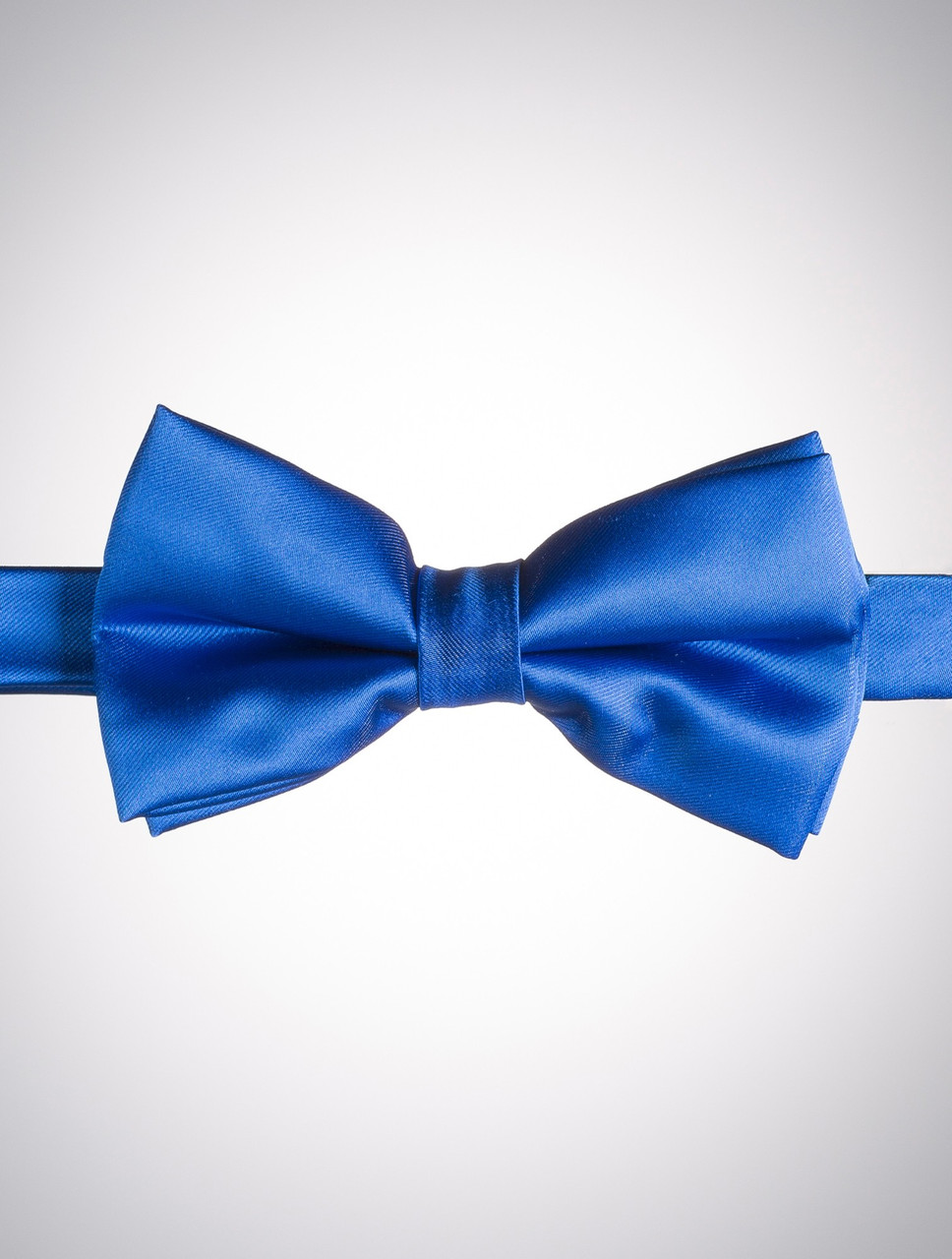 Adjustable royal blue dickie bow - Paisley