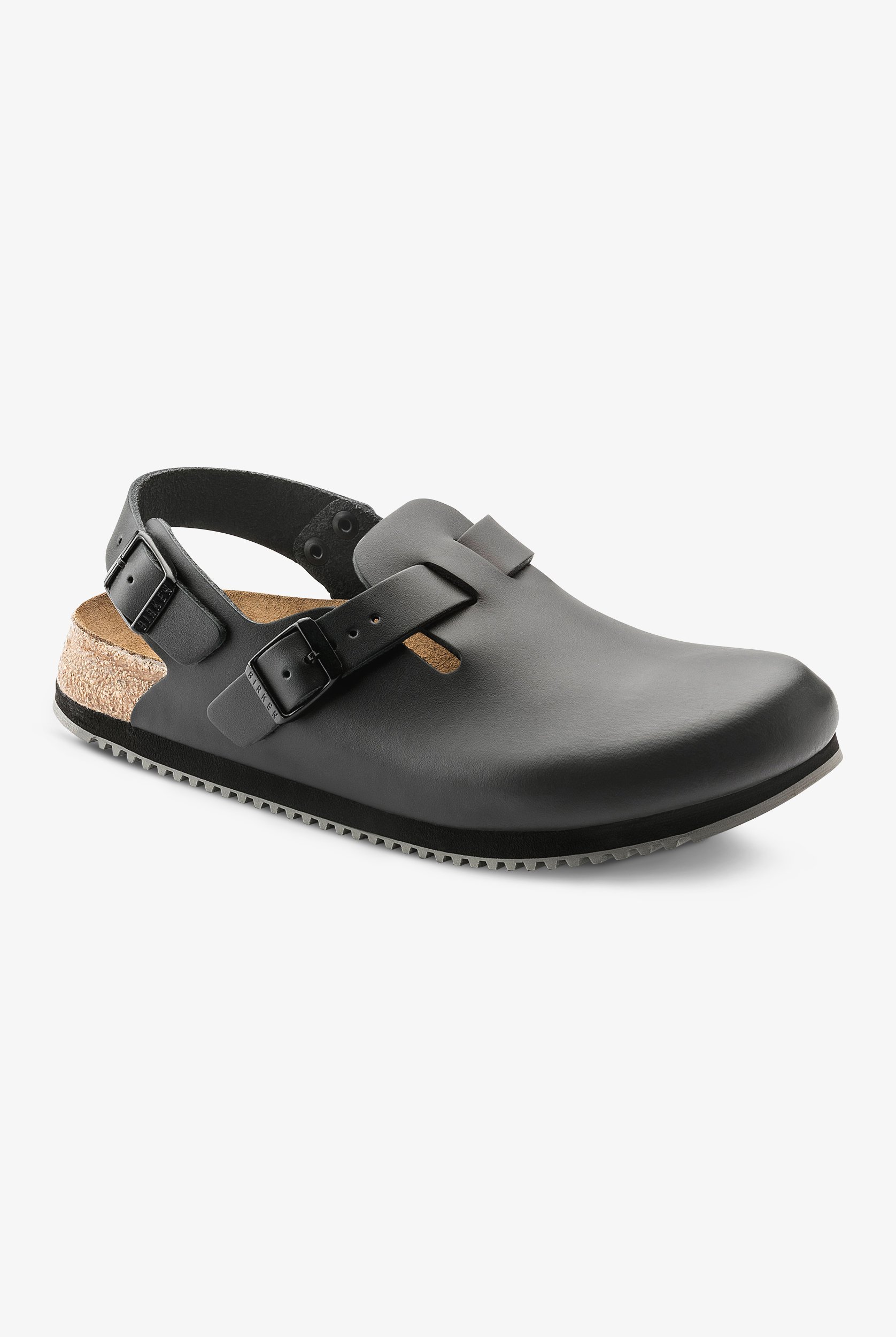 Birkenstock Unisex Tokyo Super Grip Black Clogs in Black | Size 38 | Chef Uniforms