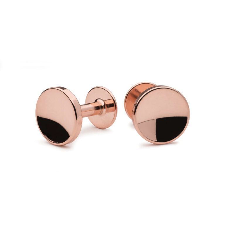 Elliot rose gold cufflinks